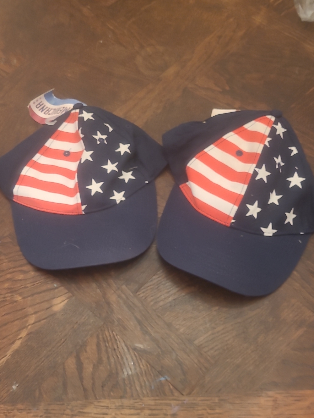 Patriotic Stars & Stripes Navy Baseball Cap - Unbranded